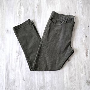 English Laundry | Collegiate olive green canvas straight leg jeans | MENS 32